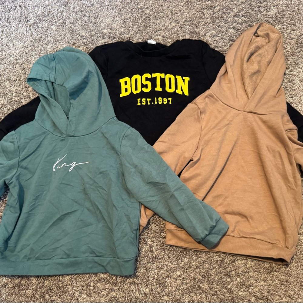 Boston Hoodie Bundle - Green, Black, Tan